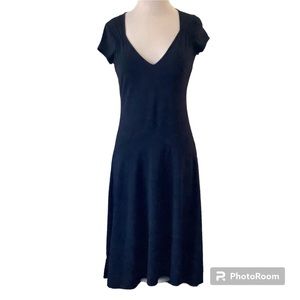 Old Navy Black Knit Short Sleeve Dress